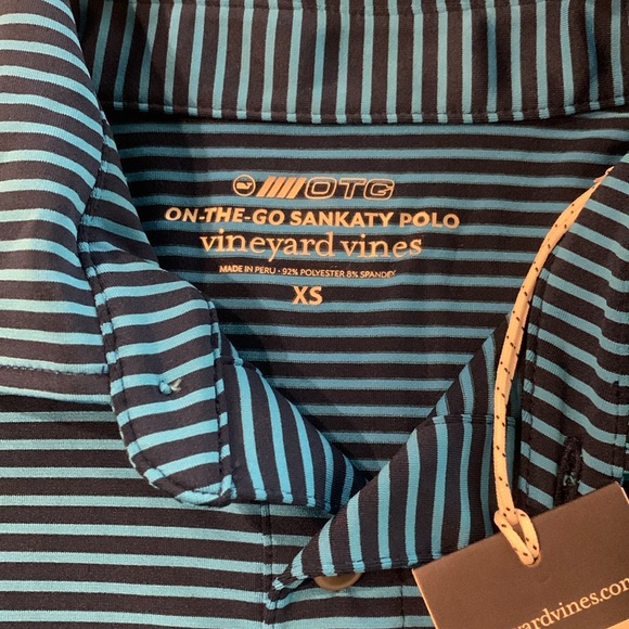 Vineyard vibes Sankaty polo, size XS, Blue Depth/keel blue, NWT - Picture 3 of 7